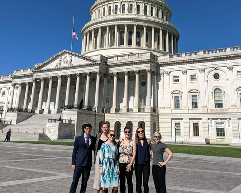 Picture of the PSPDG in front of the US Capitol building in Washington D.C.