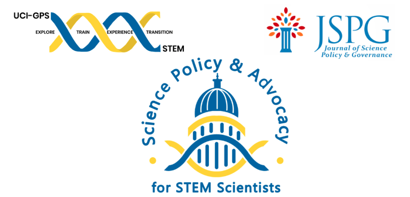 UCI GPS-STEM Science Policy & Advocacy for STEM Scientists Logo