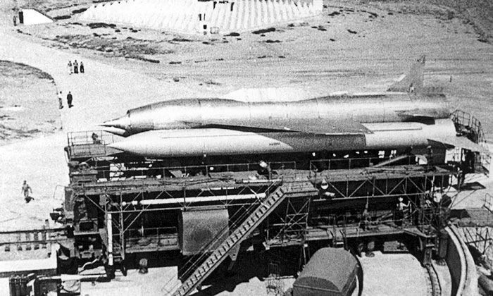 Image of the intercontinental cruise missile, Burya